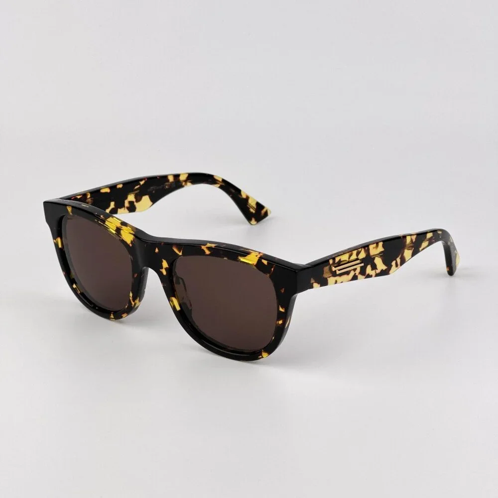 Bottega Veneta BV1001S Square Sunglasses – Havana Frame Brown | Modei 002